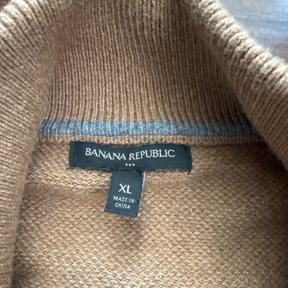 Banana Republic Brown Cardigan Sweater Cozy Cotton Blend - Picture 3 of 11